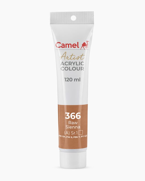 Camel Artist Acrylic Colour Raw Sienna in 120 ml
